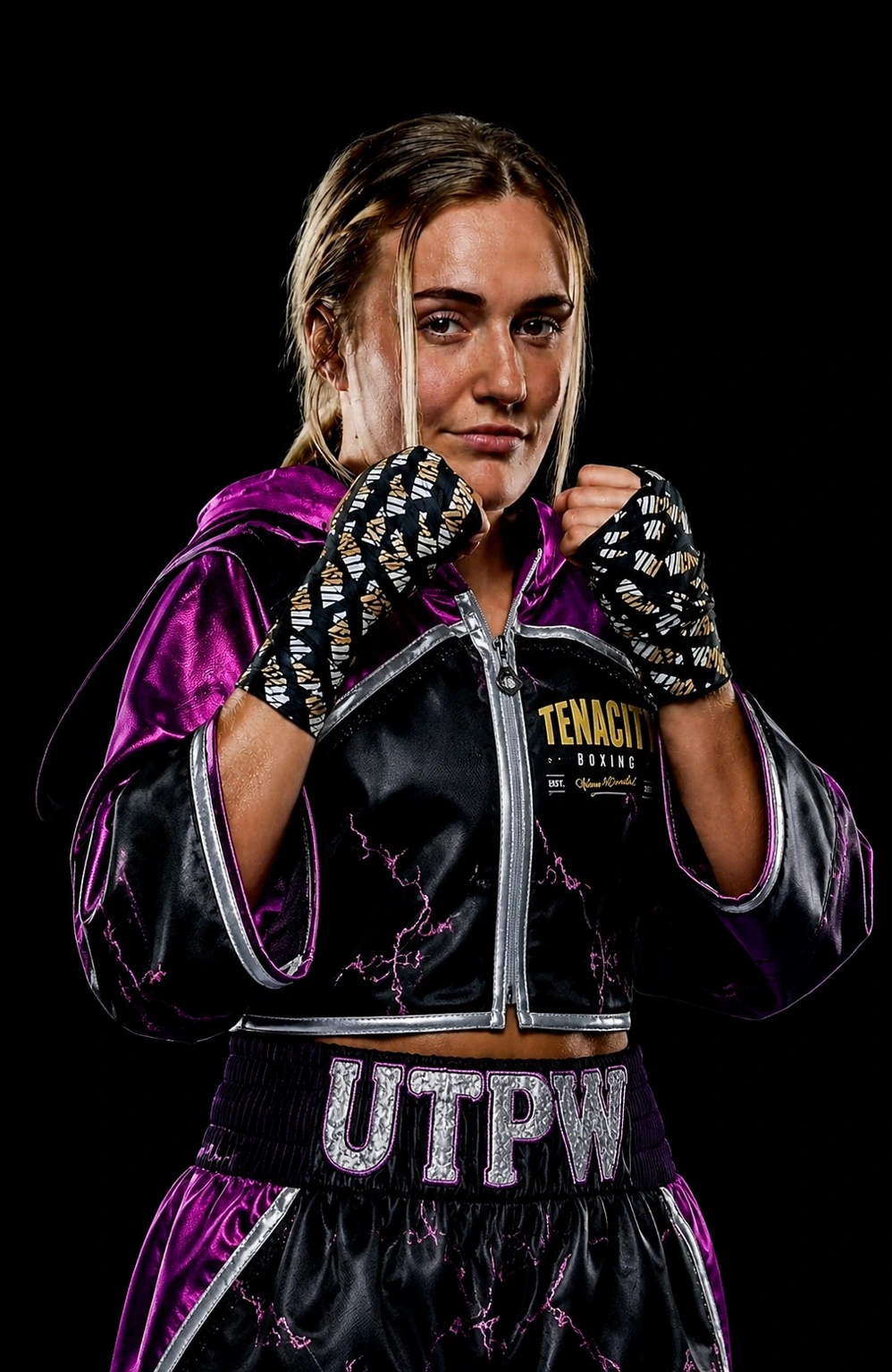 Gemma Richardson in boxing stance